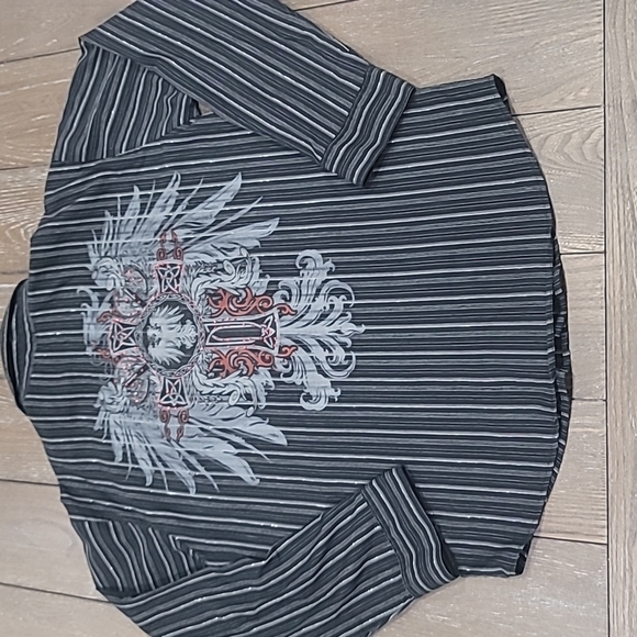 Street Saint Men's Long Sleeve Button Up Size L - Picture 7 of 12